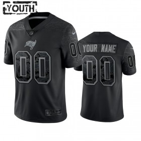 Maillot Enfant Tampa Bay Buccaneers Personnalisé Noir Reflective Limited